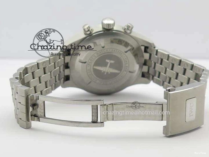 MIROTIME 1231 WaterResistant Pilot Chrono 2016 IW377710 ZF 1:1 Best Edition Black Dial On SS Bracelet A7750 V 7277